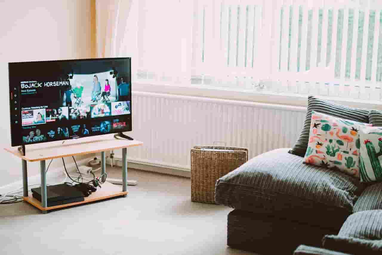 smart tv in living room