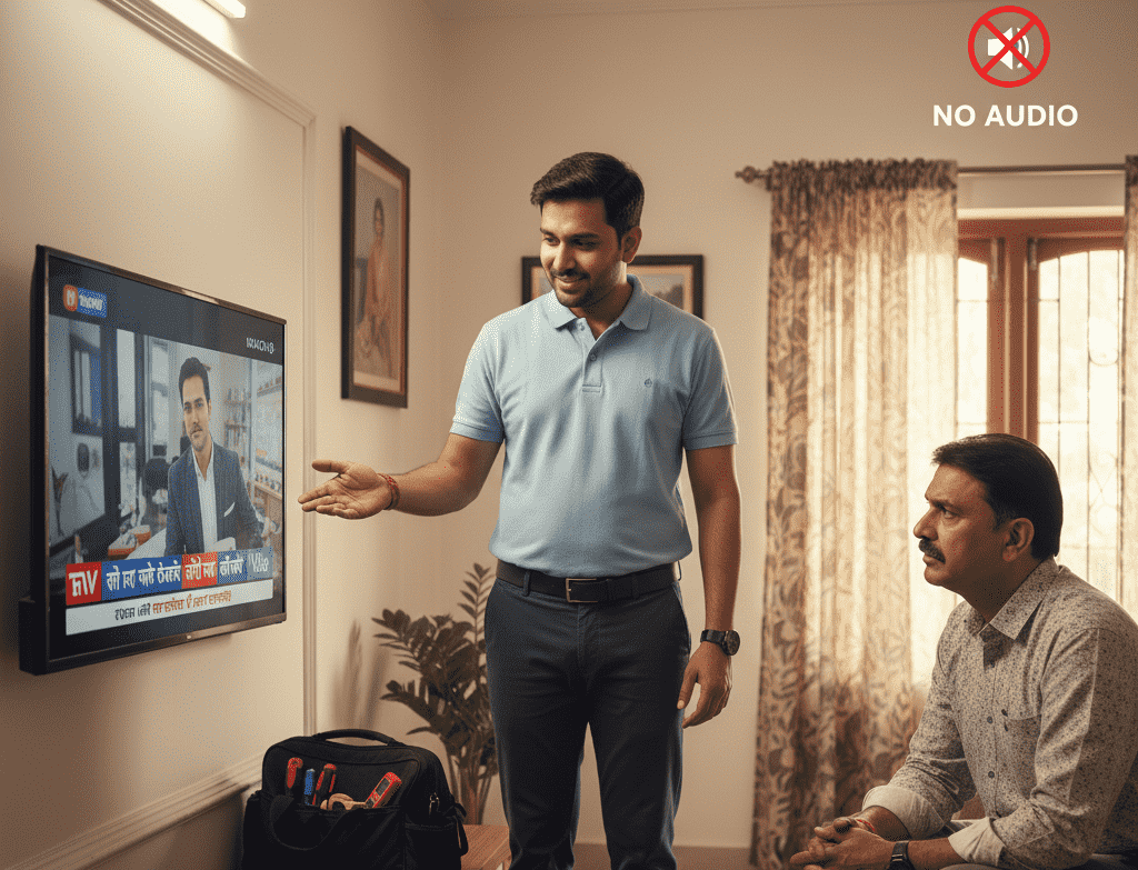 tv sound repair technician