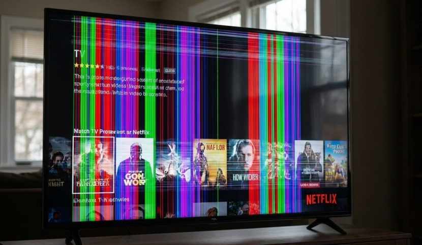 screen flickering on led tv