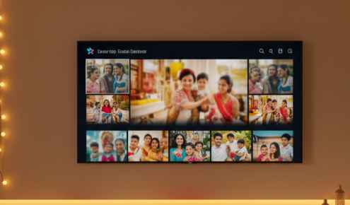 smart tv as a photo frame