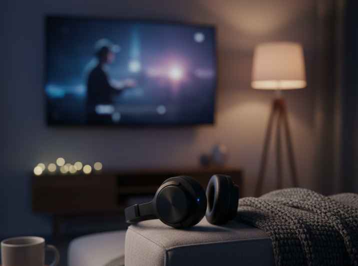 using headphones with a smart tv