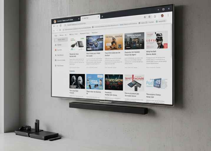 web browsing on a smart tv