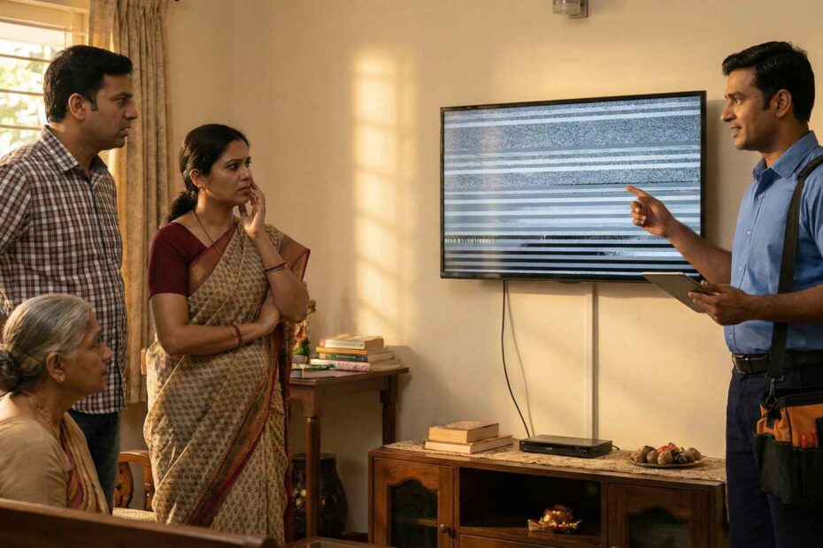 warranty vs out of warranty tv repair decision guide for indian families